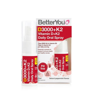 D3000+K2 Vitamin D+K2 Sprayblandning framsida