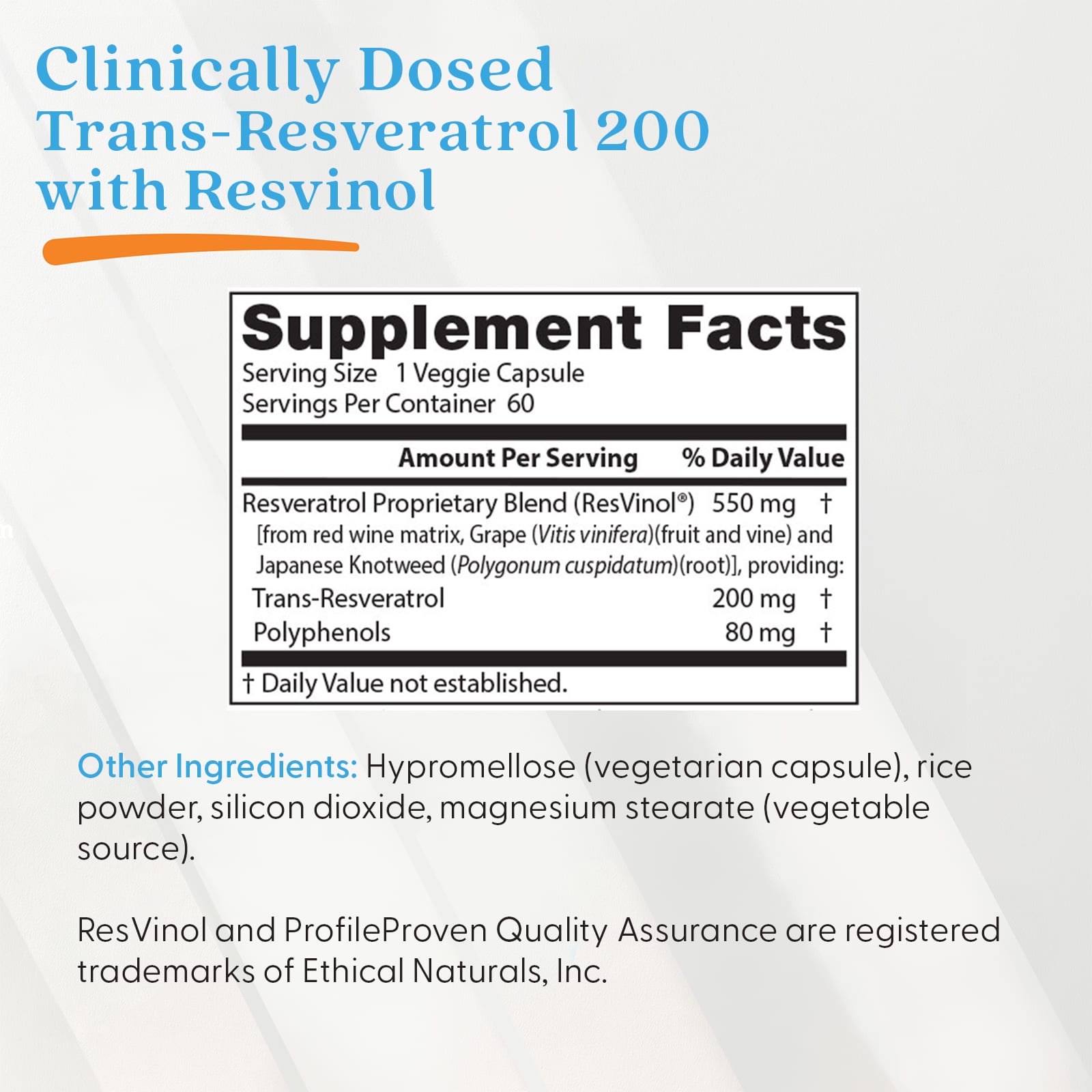 Doctor's Best - Trans-Resveratrol With Resvinol