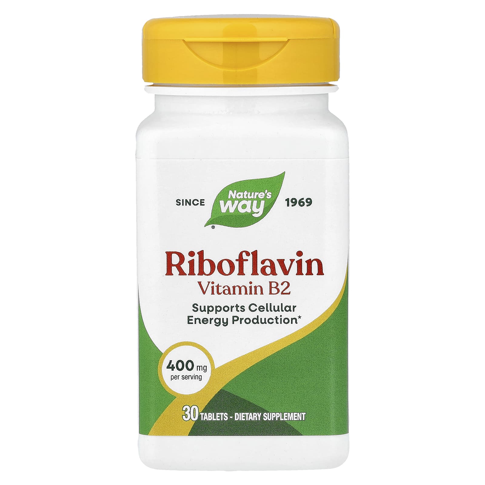 Riboflavin Vitamin B2 baksida näringsfakta
