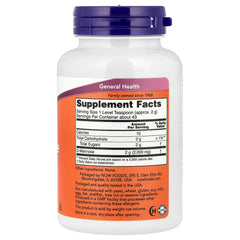 Now Foods D-Mannose ingredienser etikett