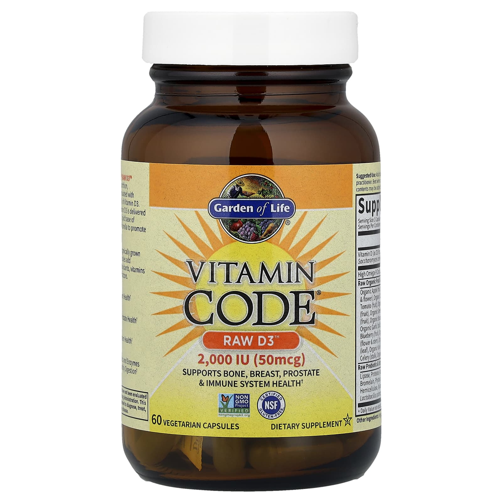 Garden Of Life - Vitamin Code Raaka D3