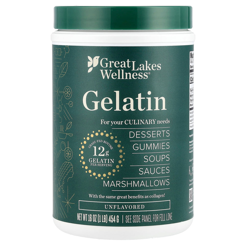 Great Lakes Culinary Gelatin baksida