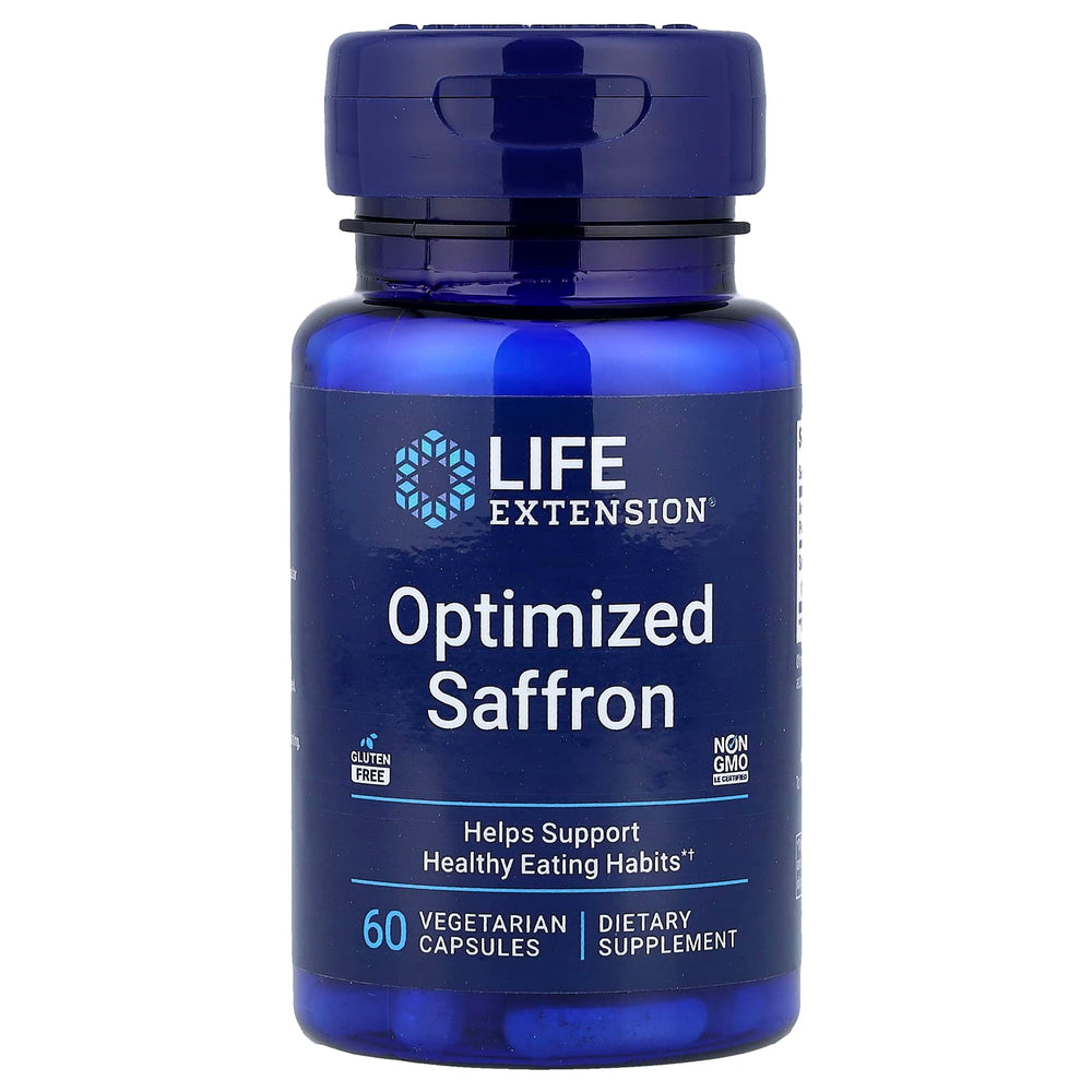 Life Extension Optimized Saffron With Satiereal baksida