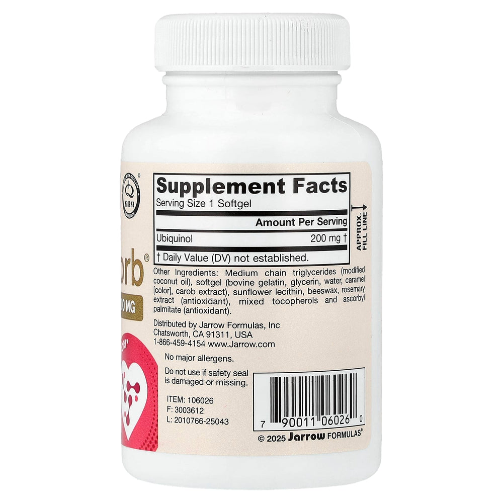 Ubiquinol QH-Absorb 200 mg kapsel närbild