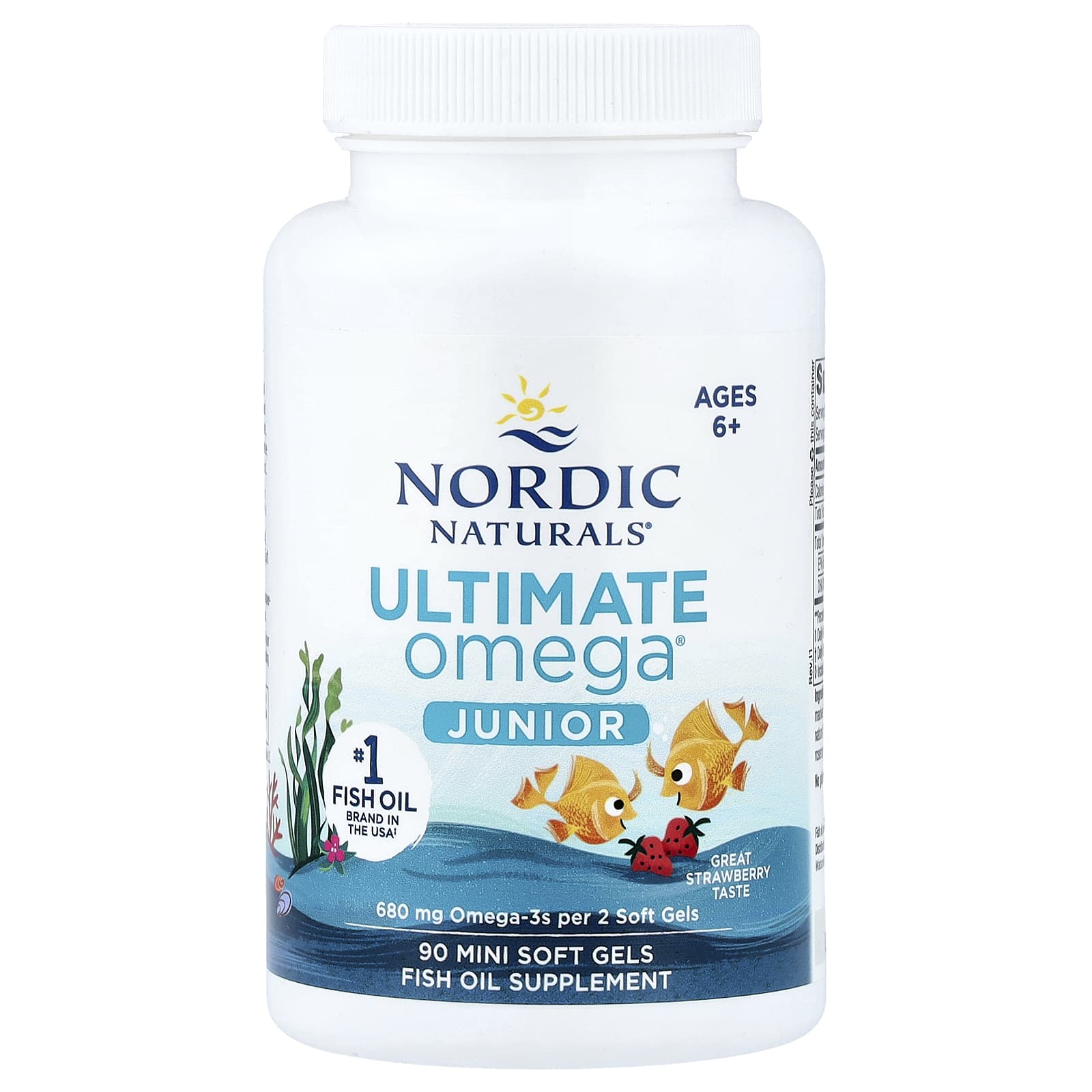 Nordic Naturals Ultimate Omega Junior baksida