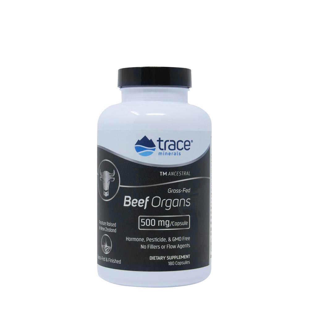 Trace Minerals - Tmancestral Beef Organs - 180 Caps