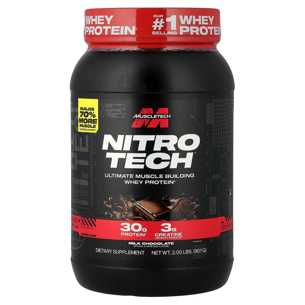 Muscletech Nitro-Tech öppen förpackning