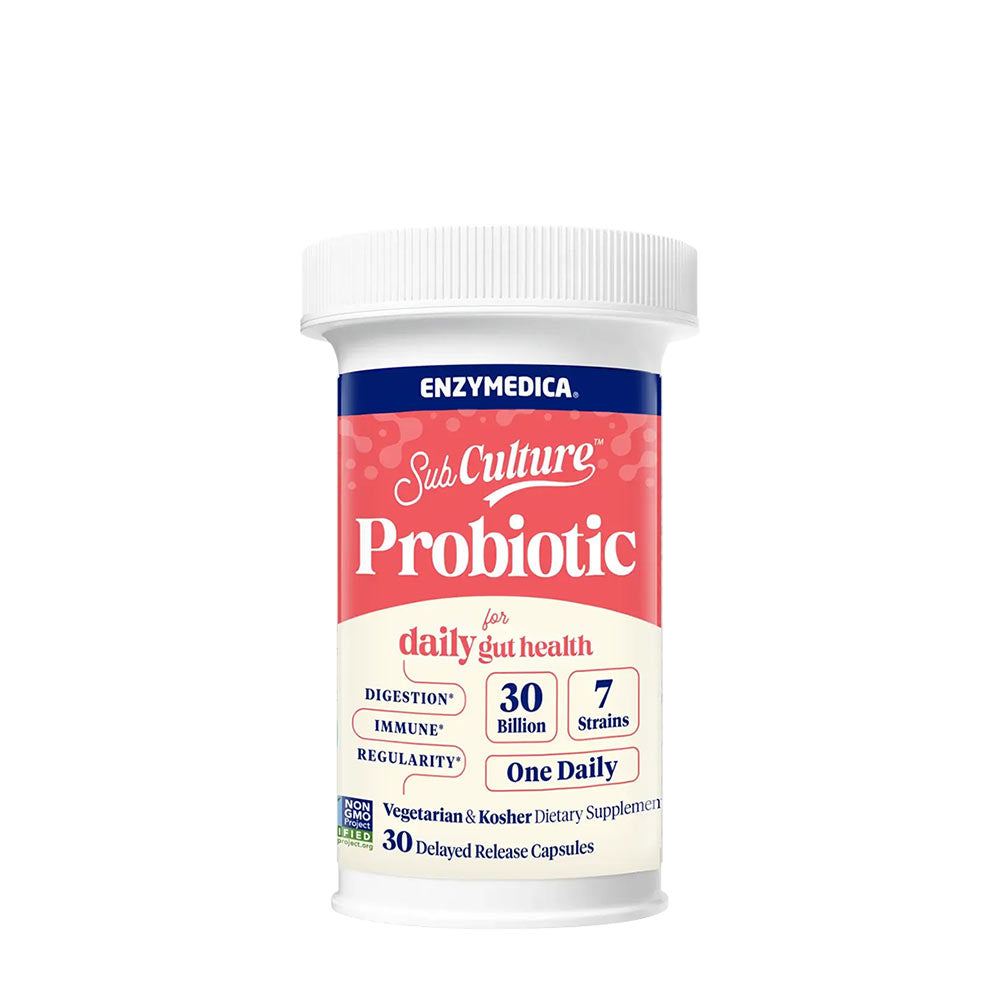 Enzymedica - Subculture™ Probiotic For Daily Gut Health - 30 Kapsler
