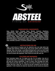 Sculpt Advanced Absteel baksida näringsfakta