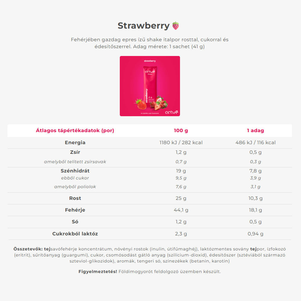 Activé - Kuitujuoma - Kuitu Shake - Premium Valinta - 10 Annosta