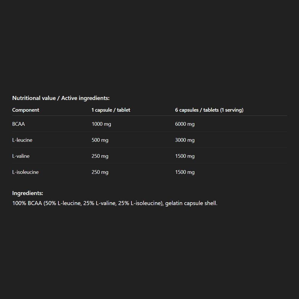 Allnutrition - BCAA 2:1:1 Xtracaps - 60 Caps