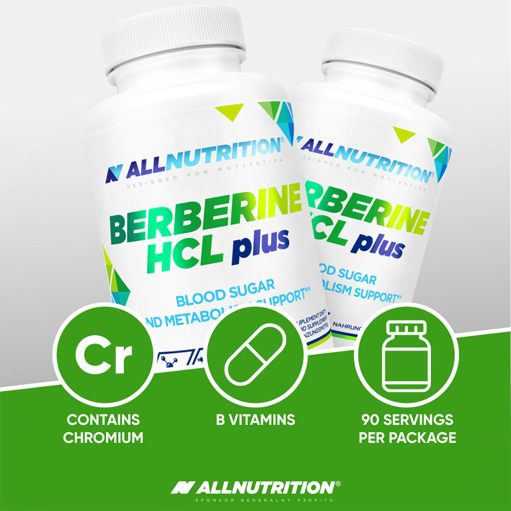 Allnutrition - Berberine HCL Plus - 90 kapsler