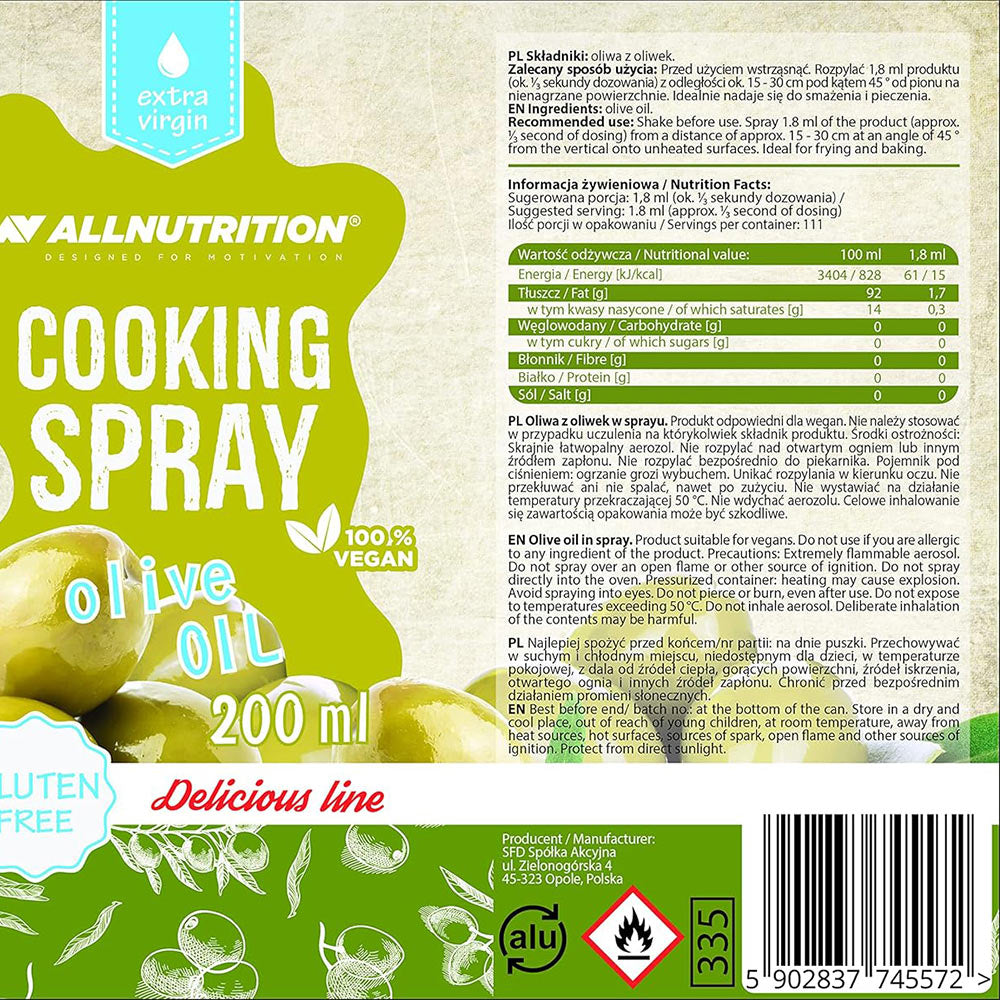 Allnutrition - Kypsennyspray
