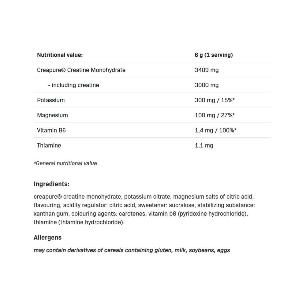 Allnutrition CRE1 Creapure Creapure-märkning detalj