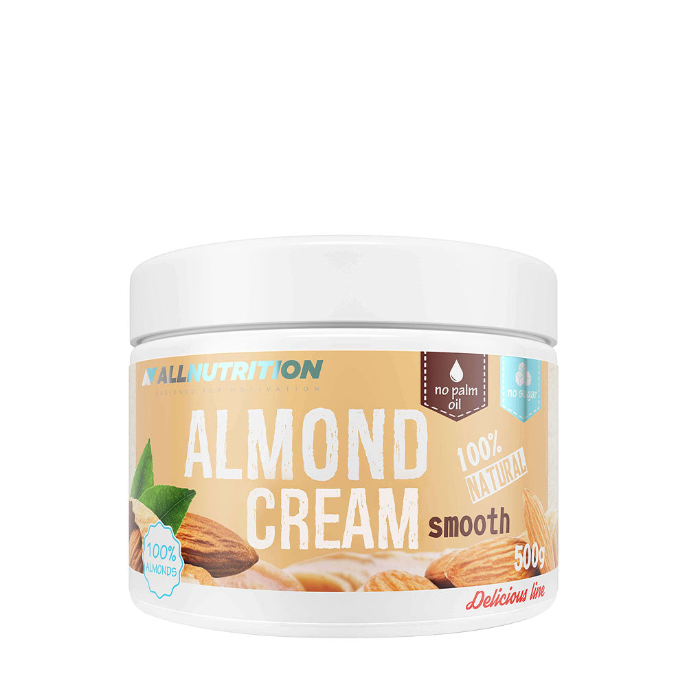 Almond Cream – Krämig Mandelsmör framsida