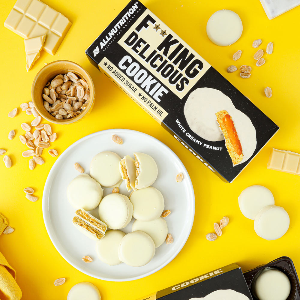 Allnutrition - Delicious Cookie, White Creamy Peanut - 128g (LYHYT PÄIVÄYS 2026-07-30)