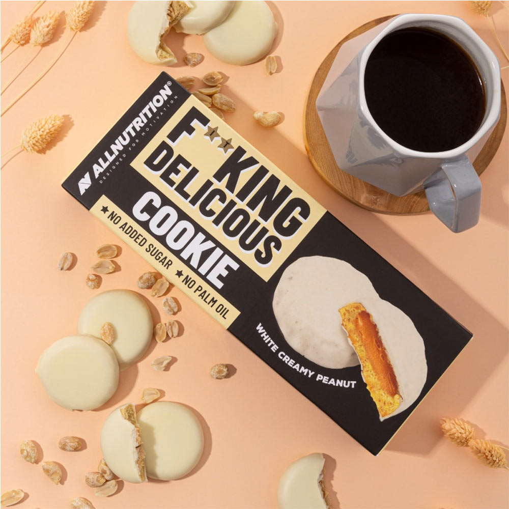 Allnutrition - Delicious Cookie, White Creamy Peanut - 128g (LYHYT PÄIVÄYS 2026-07-30)