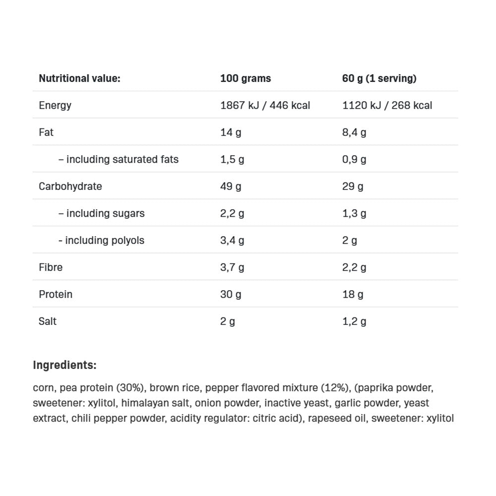 Allnutrition - Delicious Protein Chips, Sweet Paprika - 60g (LÄHELLÄ VIIMEISTÄ KÄYTTÖPÄIVÄÄ 2026-06-05)