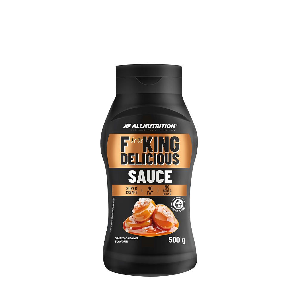 Allnutrition - Delicious Sauce, Salted Caramel - 500g (KORT DATUM 2026-06-30)