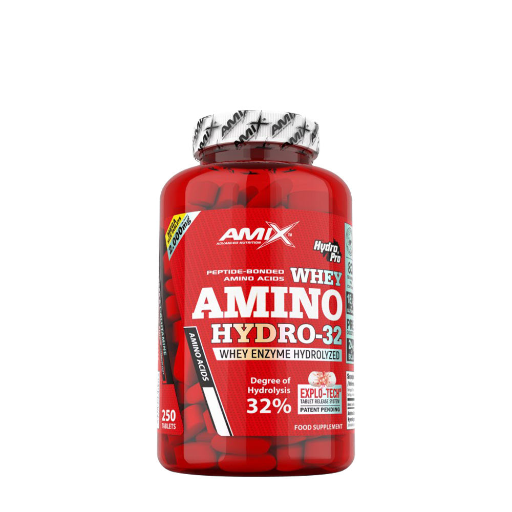 Amix - Amino Hydro32 - 250 Tabs (KORT UDLØBSDATO 2026-08-30)