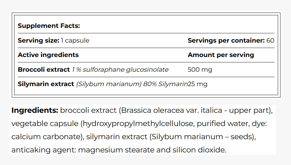 Amix - Performance Brocco Plus Sulforaphane - 60 Caps