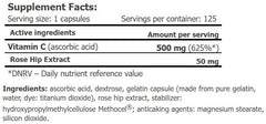 Amix Vitamin C 500 öppen burk kapslar