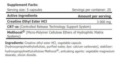 Amix Cee Creatine Ethyl Ester öppen förpackning