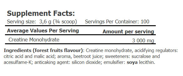 Amix - Creatine Monohydrate -juoma