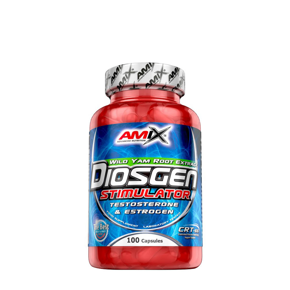 Amix Diosgen Stimulator öppen förpackning med kapslar