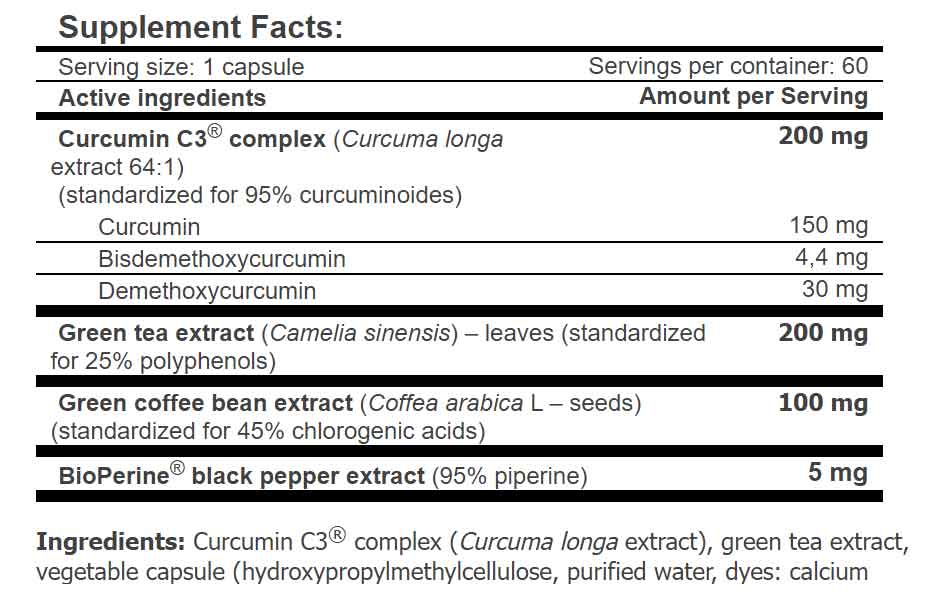 Greenday / Amix - Curcumin Rapid - 60 Vege-Caps