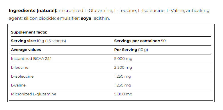 Amix - Glutamine + BCAA