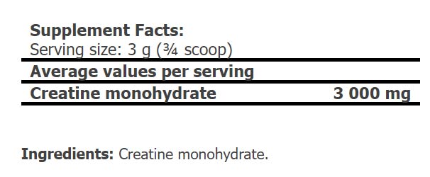 Amix - Creatine Monohydrate With Creapure - 30 Days - 300g