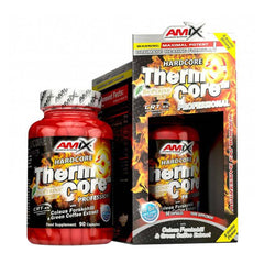 Amix Hardcore Thermo Core baksida näringsfakta