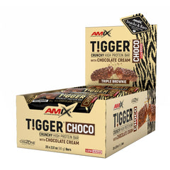 Amix - Tiger Choco Crunchy Korkean Proteiinin Patukka - 60g