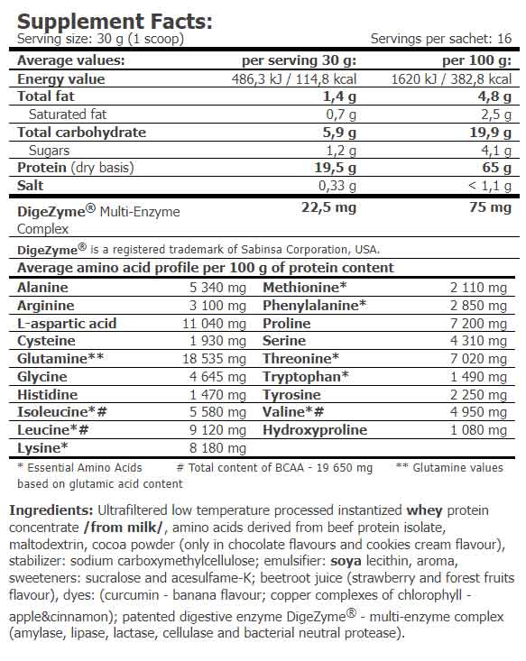 Amix - Extreme Protein Formel 100% Vanilje - 2000g