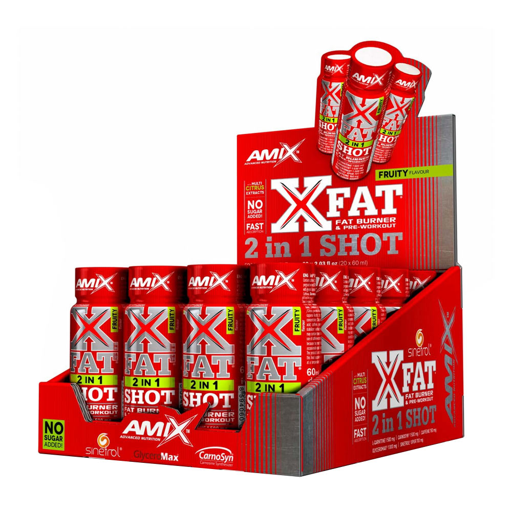 Amix X Fat Fat Burner Pre-Workout ingredienser & etikett