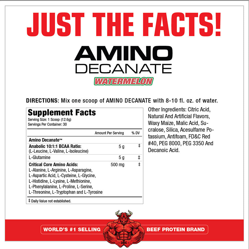 Musclemeds - Amino Decanate - Amino Syrekomplex