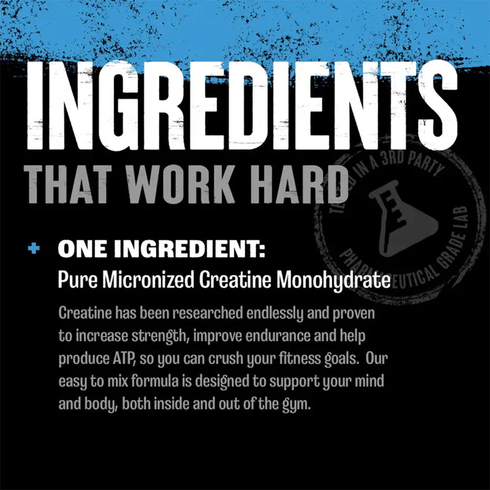 Universal Nutrition - Kreatiinijauhe, Maustamaton - 500g