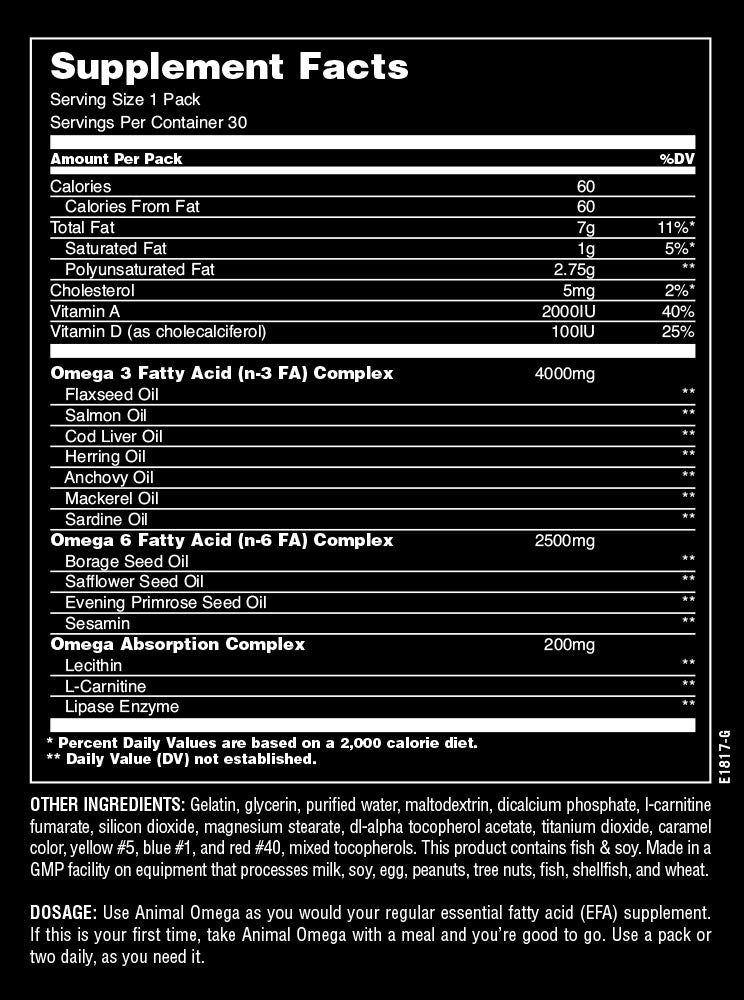 Universal Nutrition - Advanced Omega