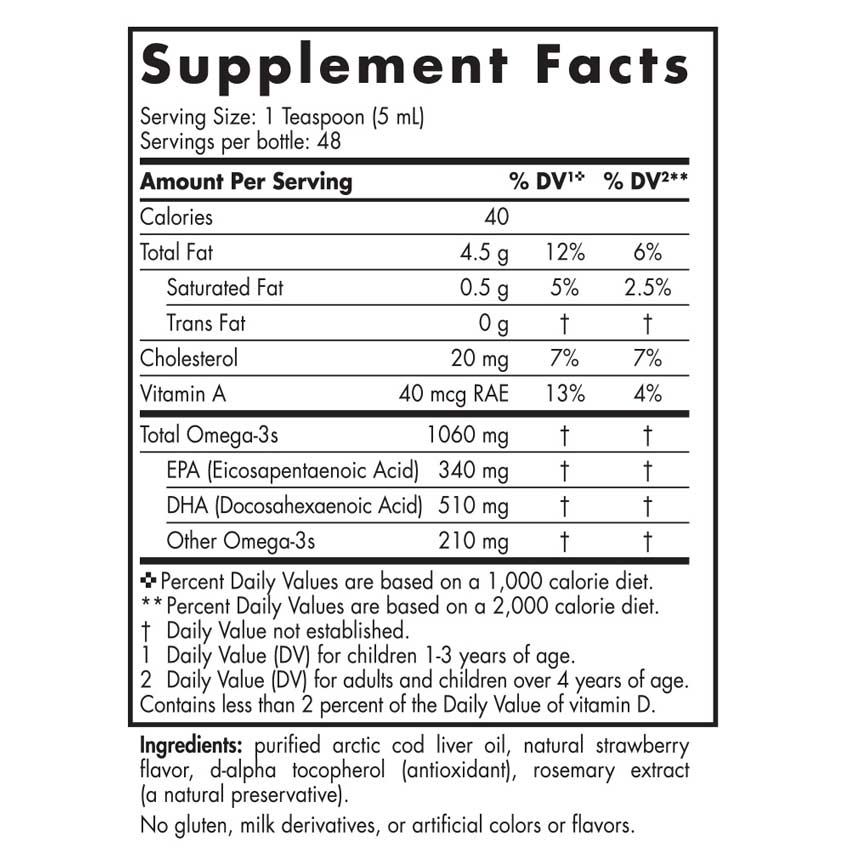 Nordic Naturals - Arctic Cod Liver Oil