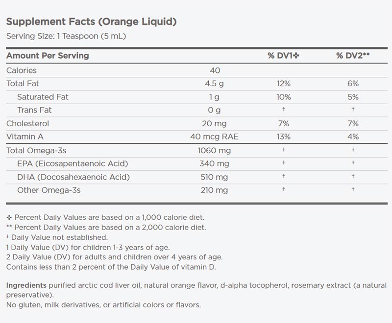 Nordic Naturals - Arctic Cod Liver Oil