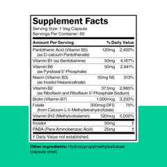 Vitamin360 BioActive Daily B-Complex baksida
