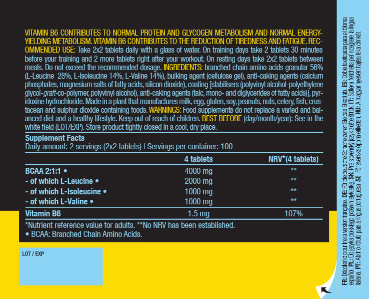 BioTechUSA - BCAA + B6