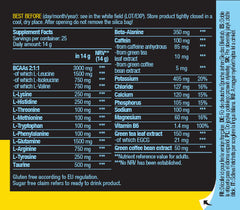 BioTechUSA Amino Energy Zero baksida