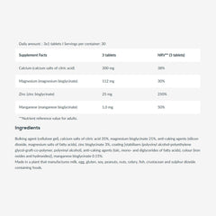 BioTechUSA Calcium Zinc Magnesium öppen förpackning