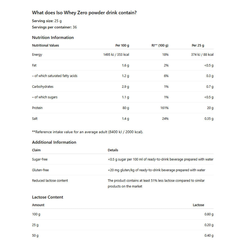 BioTechUSA - Iso Whey Zero