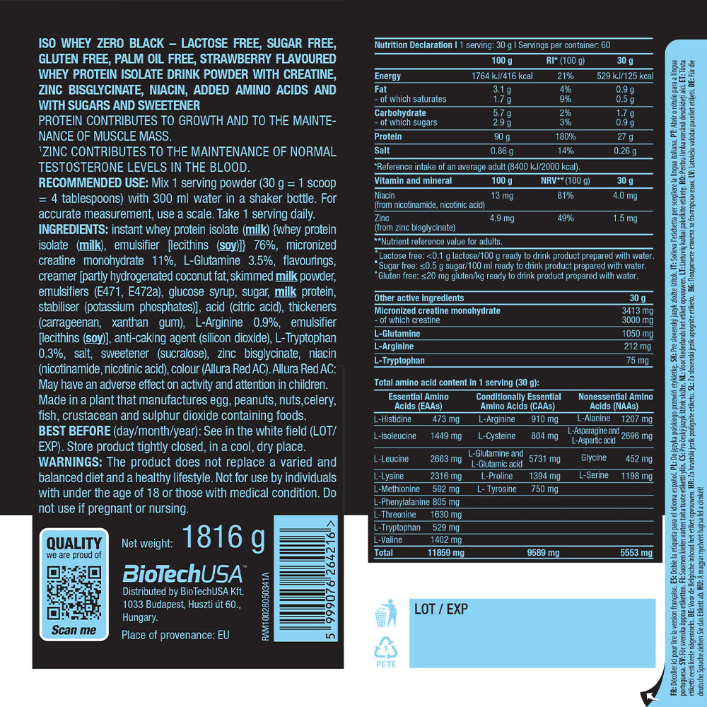 BioTechUSA - Iso Whey Zero