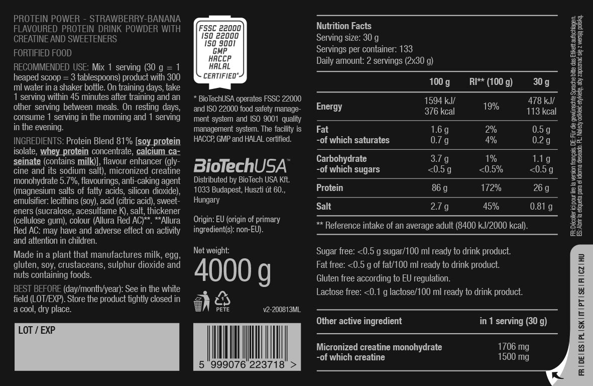 BioTechUSA - Protein Power