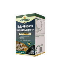 Natures Aid - Beta-Glukaanit Immuniteettituki+ - 90 Tablettia
