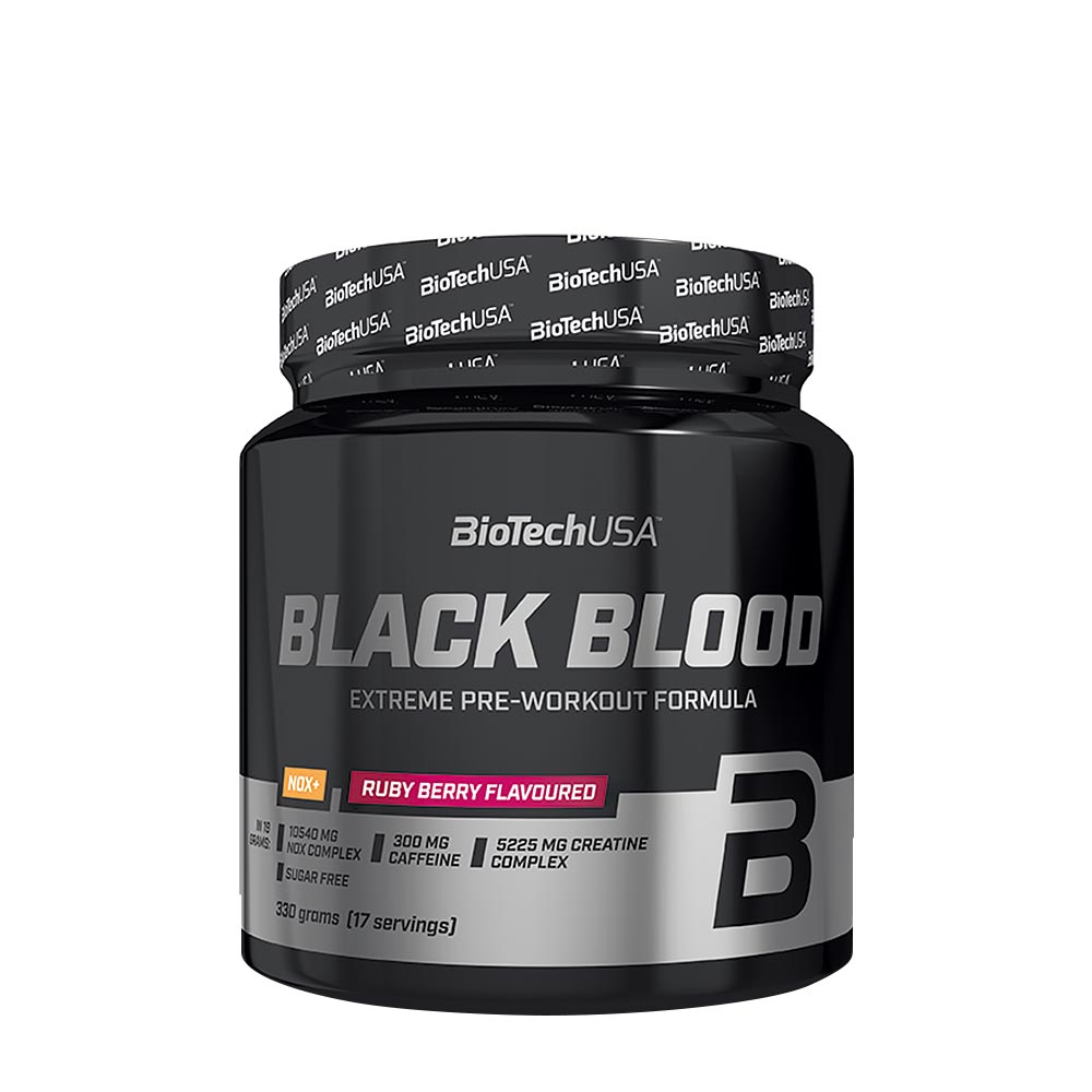 BioTechUSA Black Blood förpackning baksida